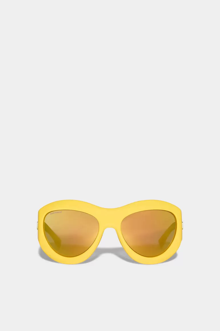 Homme Dsquared2 Lunettes*Hype Yellow Sunglasses