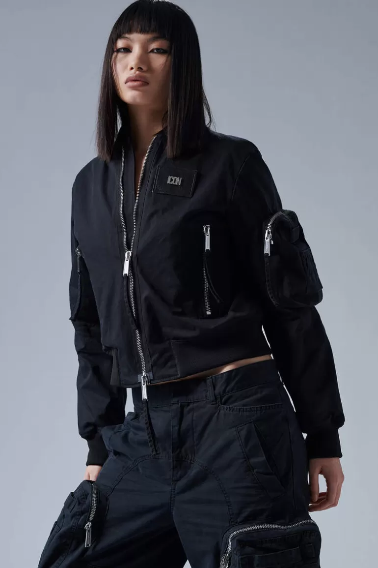 Femme Dsquared2 Manteaux & Vêtements D'Extérieur*Icon Cargo Bomber Jacket