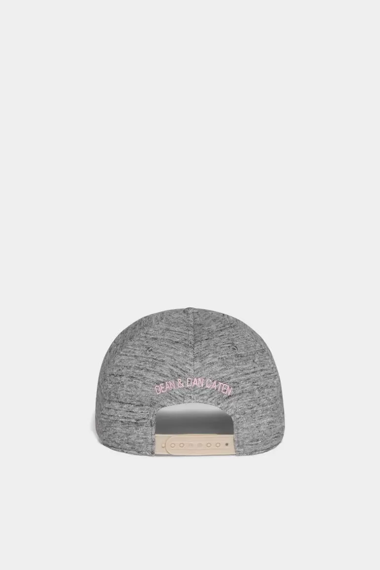 Femme Dsquared2 Chapeaux*Icon Cracked Baseball Cap