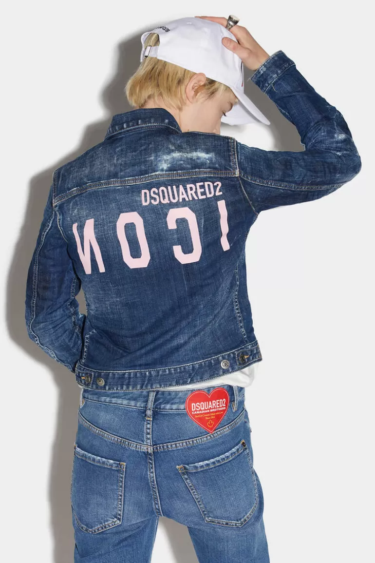 Femme Dsquared2 Manteaux & Vêtements D'Extérieur*Icon Cracked Boy Jacket