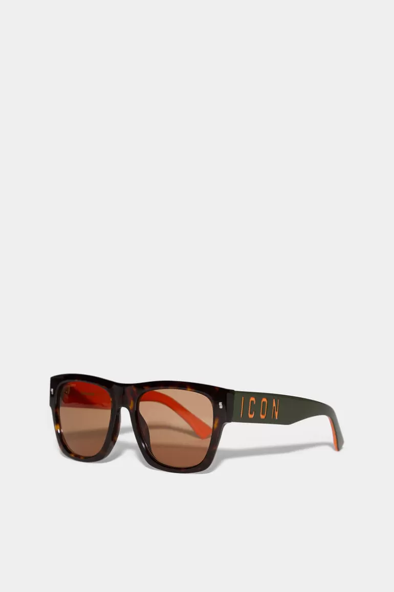 Homme Dsquared2 Lunettes*Icon Havana Sunglasses