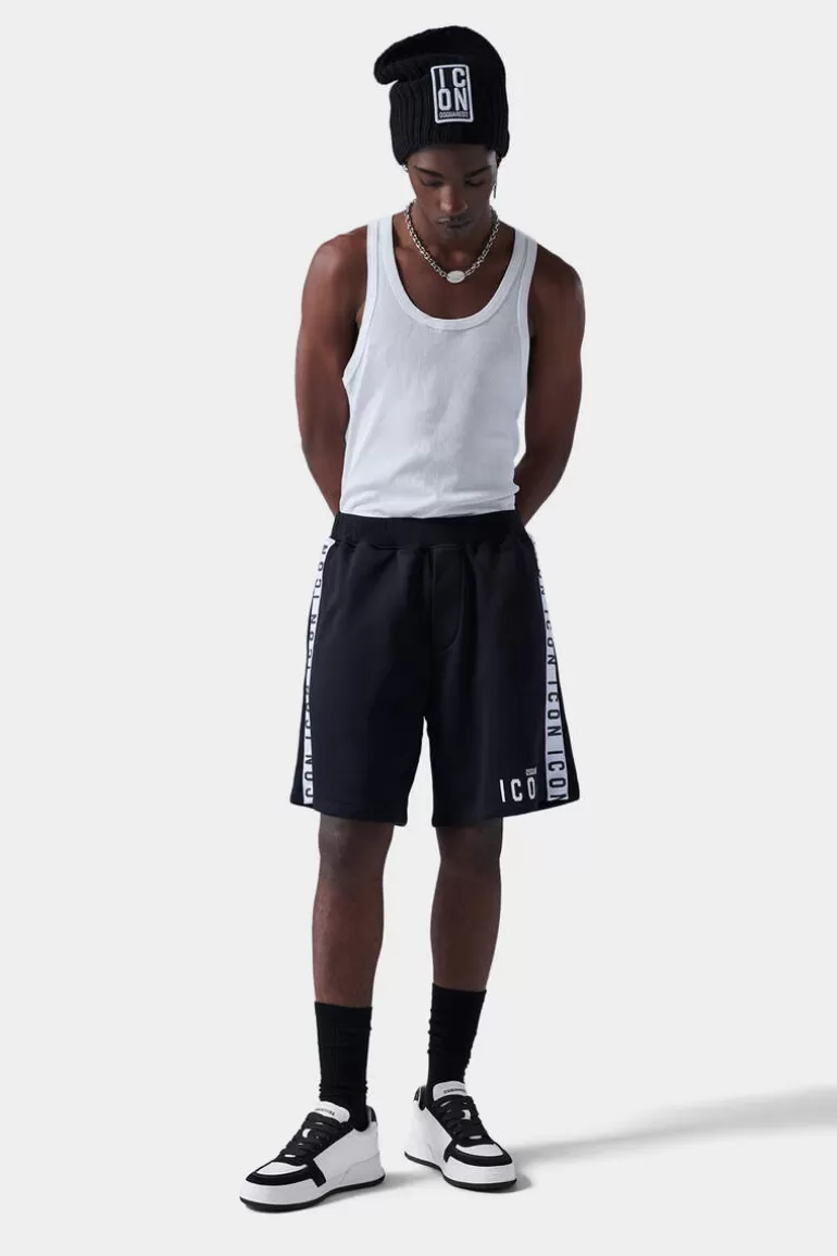 Homme Dsquared2 Shorts*Icon Relaxed Shorts