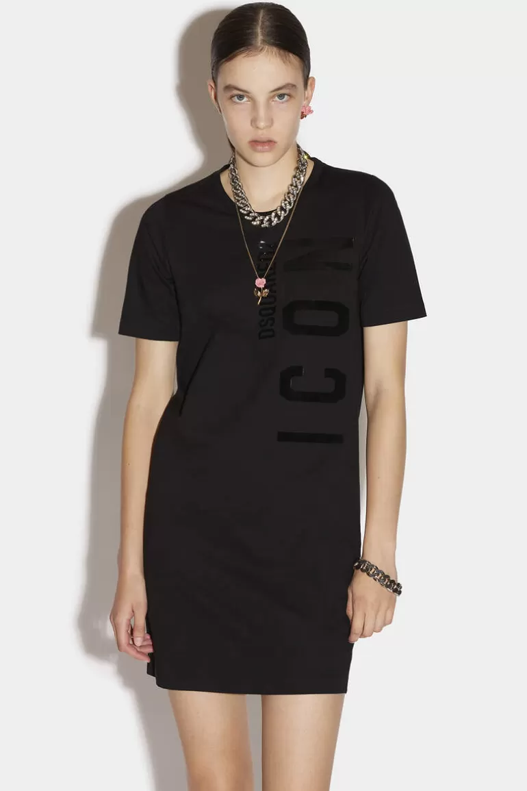 Femme Dsquared2 Robes Et Combinaisons*Icon Renny T-Shirt Dress