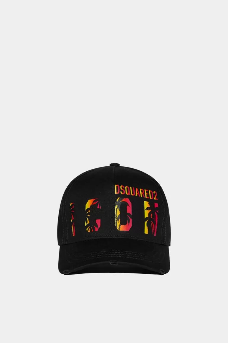 Femme Dsquared2 Chapeaux*Icon Sunset Baseball Cap