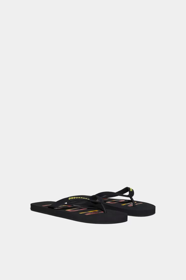 Homme Dsquared2 Tongs*Icon Sunset Flip Flops