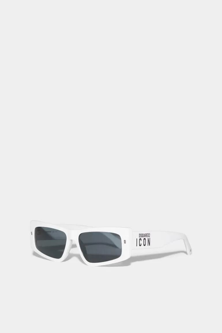 Femme Dsquared2 Lunettes*Icon White Sunglasses