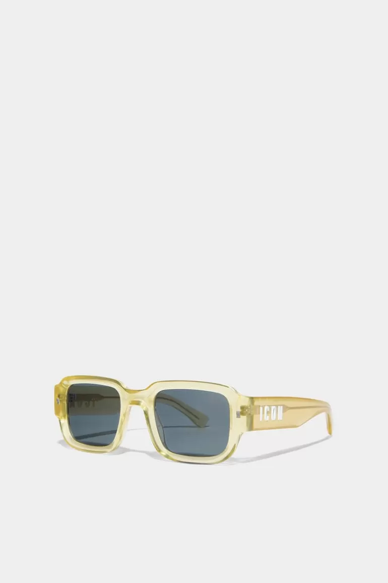 Femme Dsquared2 Lunettes*Icon Yellow Sunglasses