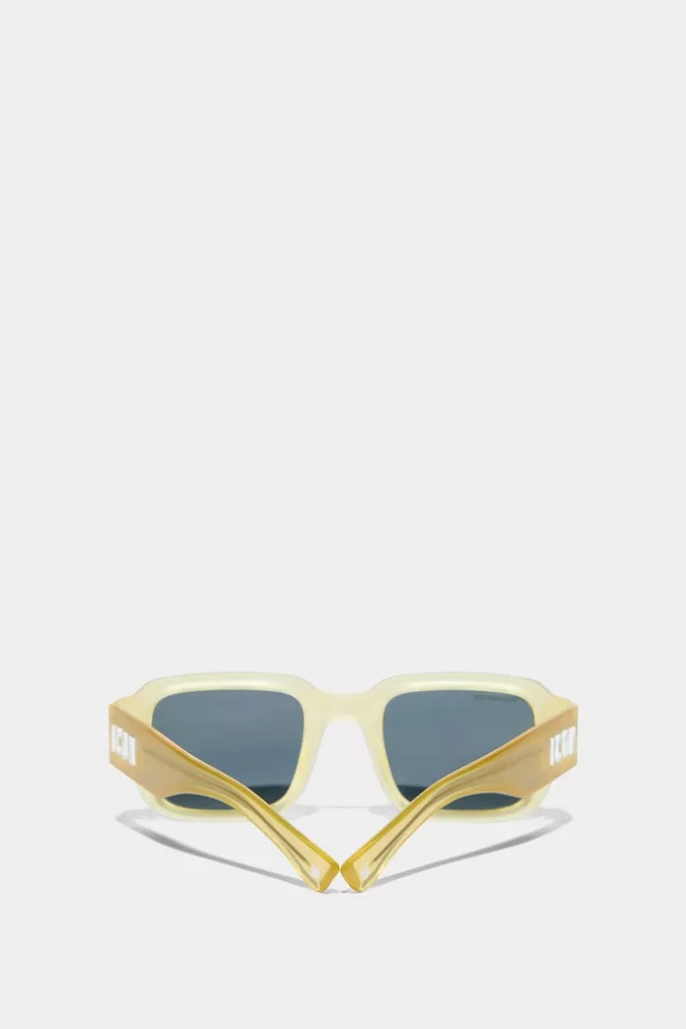 Femme Dsquared2 Lunettes*Icon Yellow Sunglasses