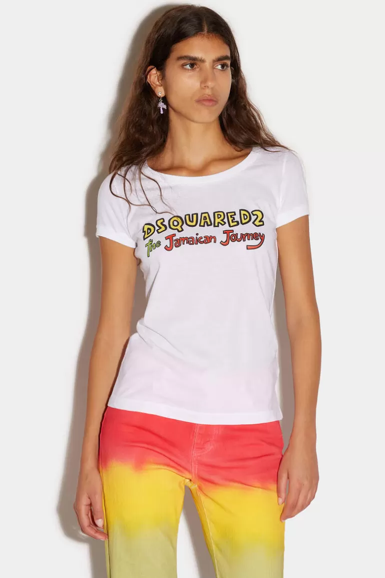 Femme Dsquared2 Tops Et T-Shirts*Jamaican Journey Scoop T-Shirt