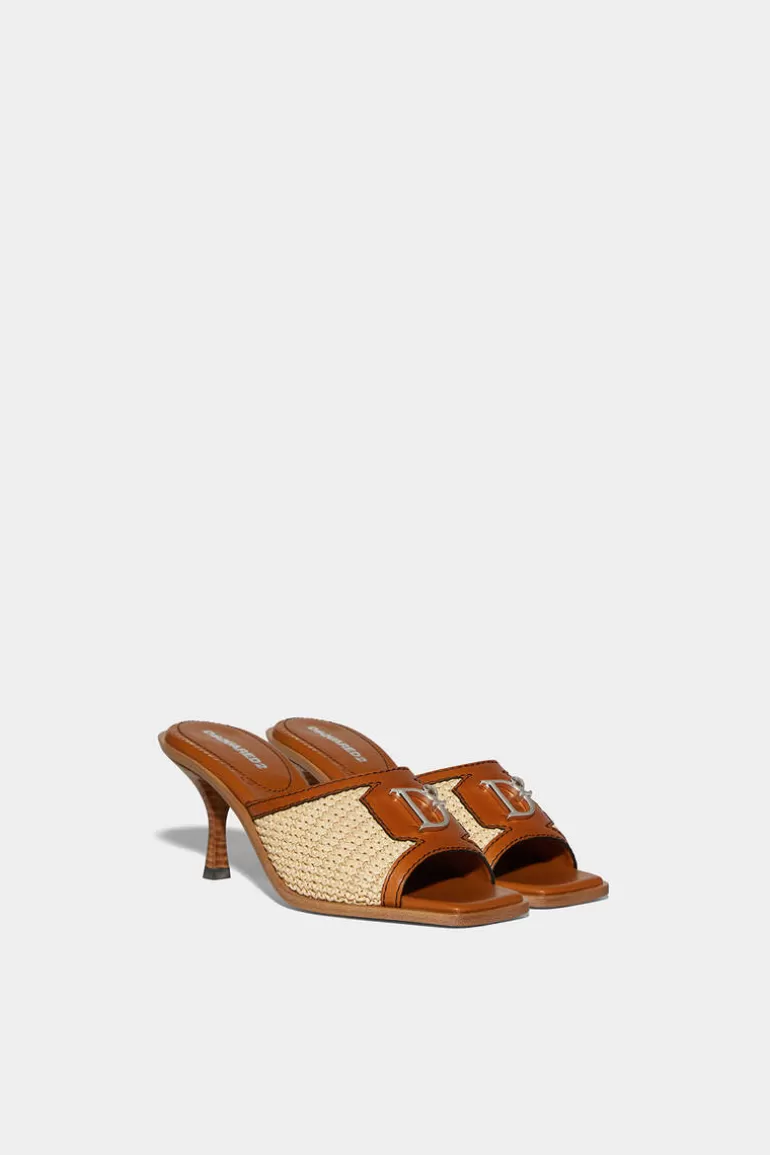 Femme Dsquared2 Sandales*Jungle Rafia Sandals