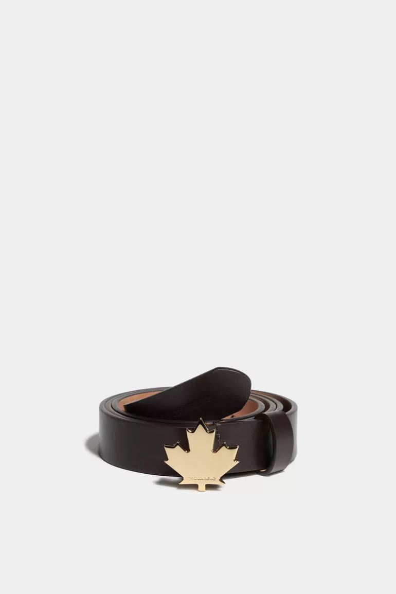 Femme Dsquared2 Ceintures*Leaf Plaque Belt