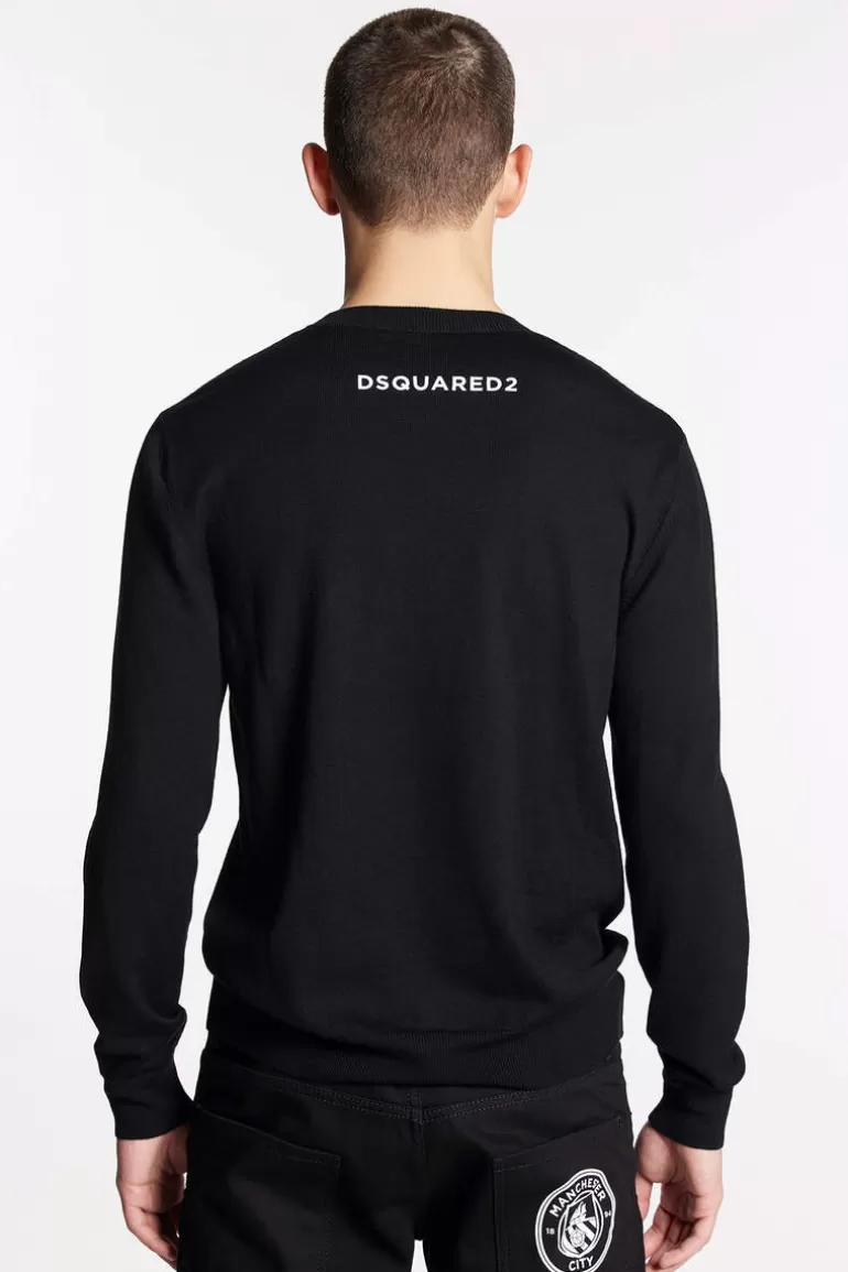 Homme Dsquared2 Tricots*Manchester City Knit