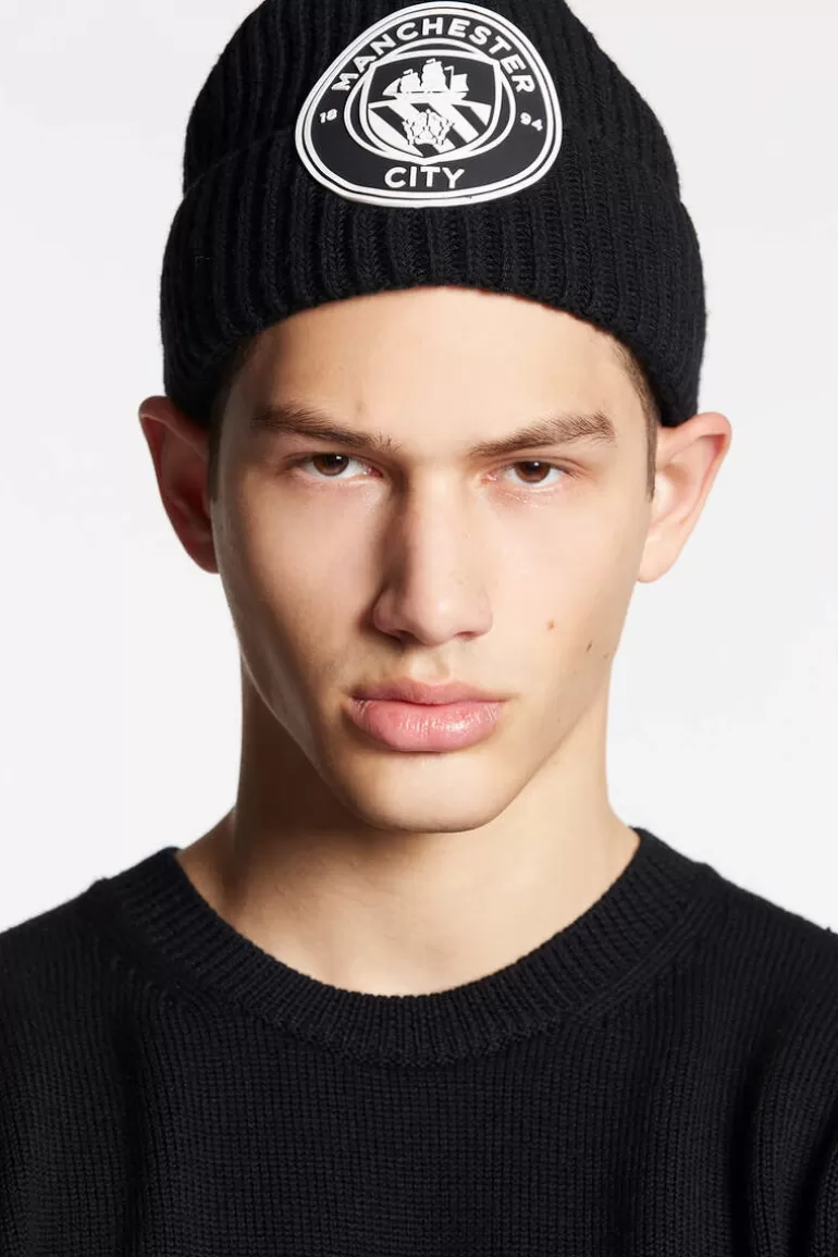 Homme Dsquared2 Chapeaux*Manchester City Knit Beanie