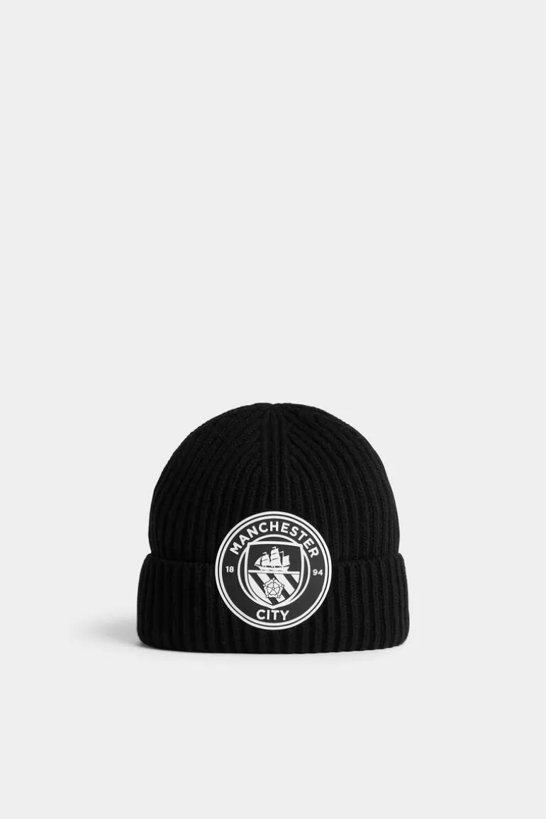 Homme Dsquared2 Chapeaux*Manchester City Knit Beanie