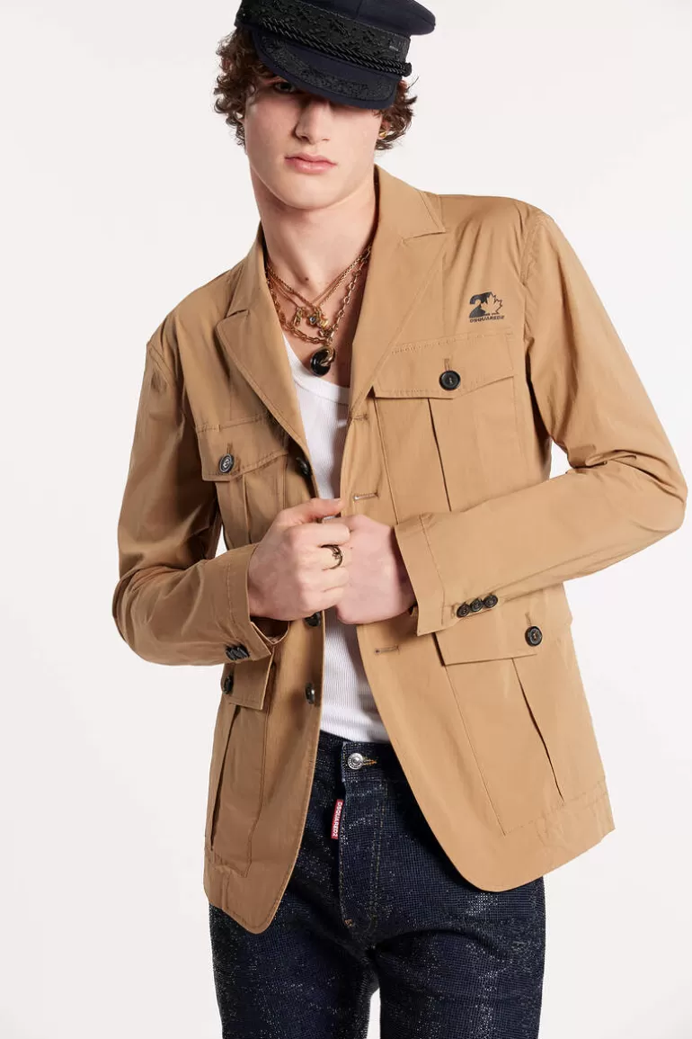 Homme Dsquared2 Costumes & Blazers*Military Blazer