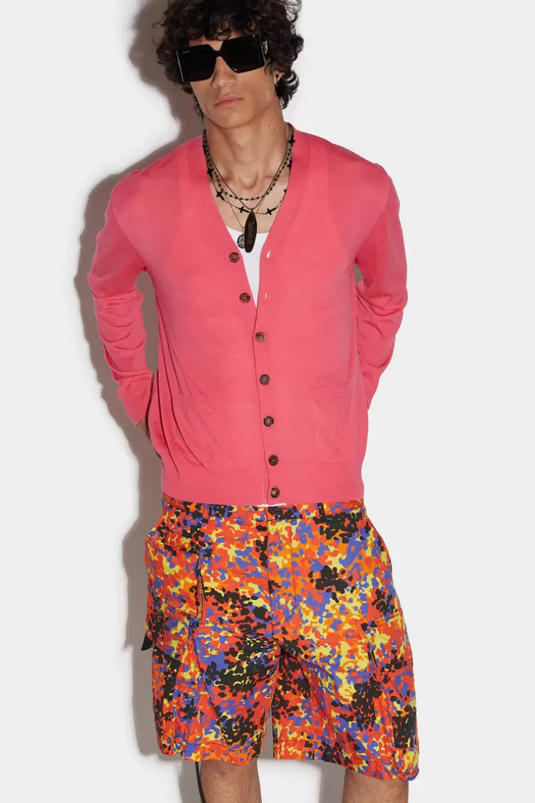 Homme Dsquared2 Tricots*Neon Cardigan