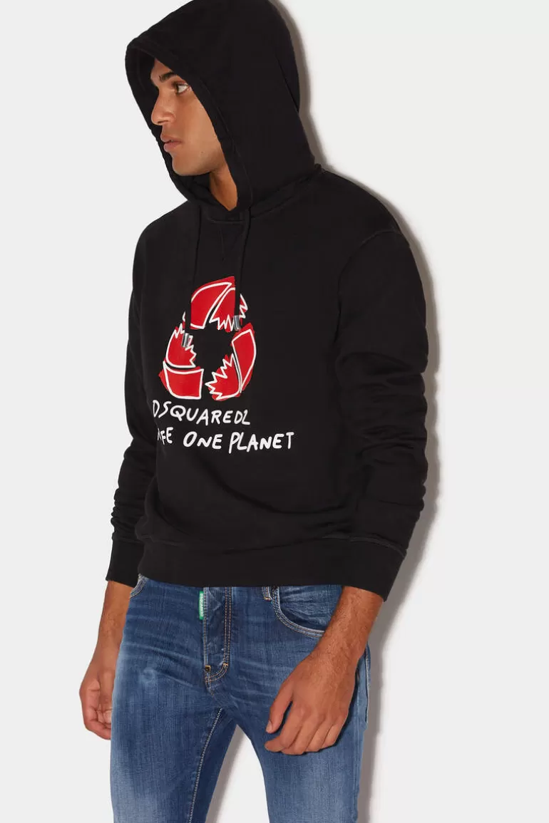 Homme Dsquared2 Sweatshirts*One Life Cool Sweatshirt