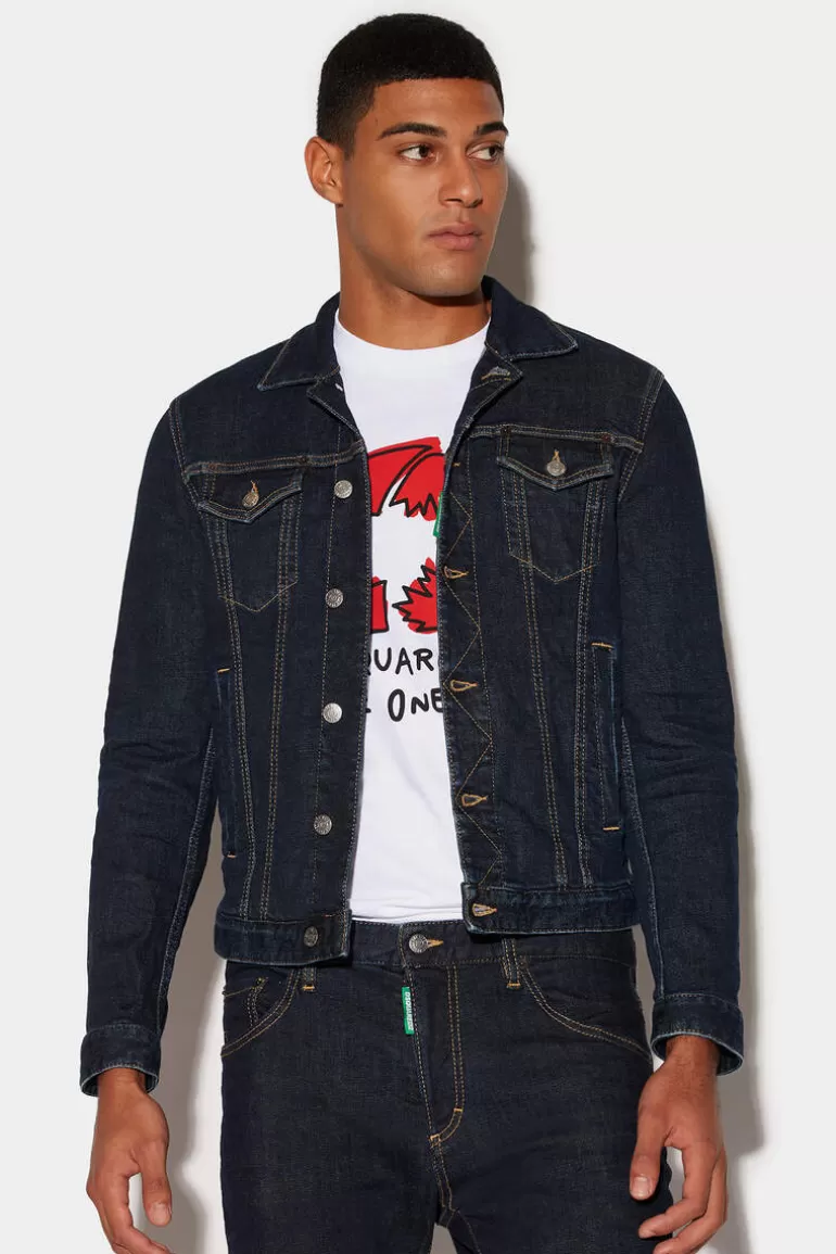 Homme Dsquared2 Manteaux & Vêtements D'Extérieur*One Life Dan Jeans Jacket