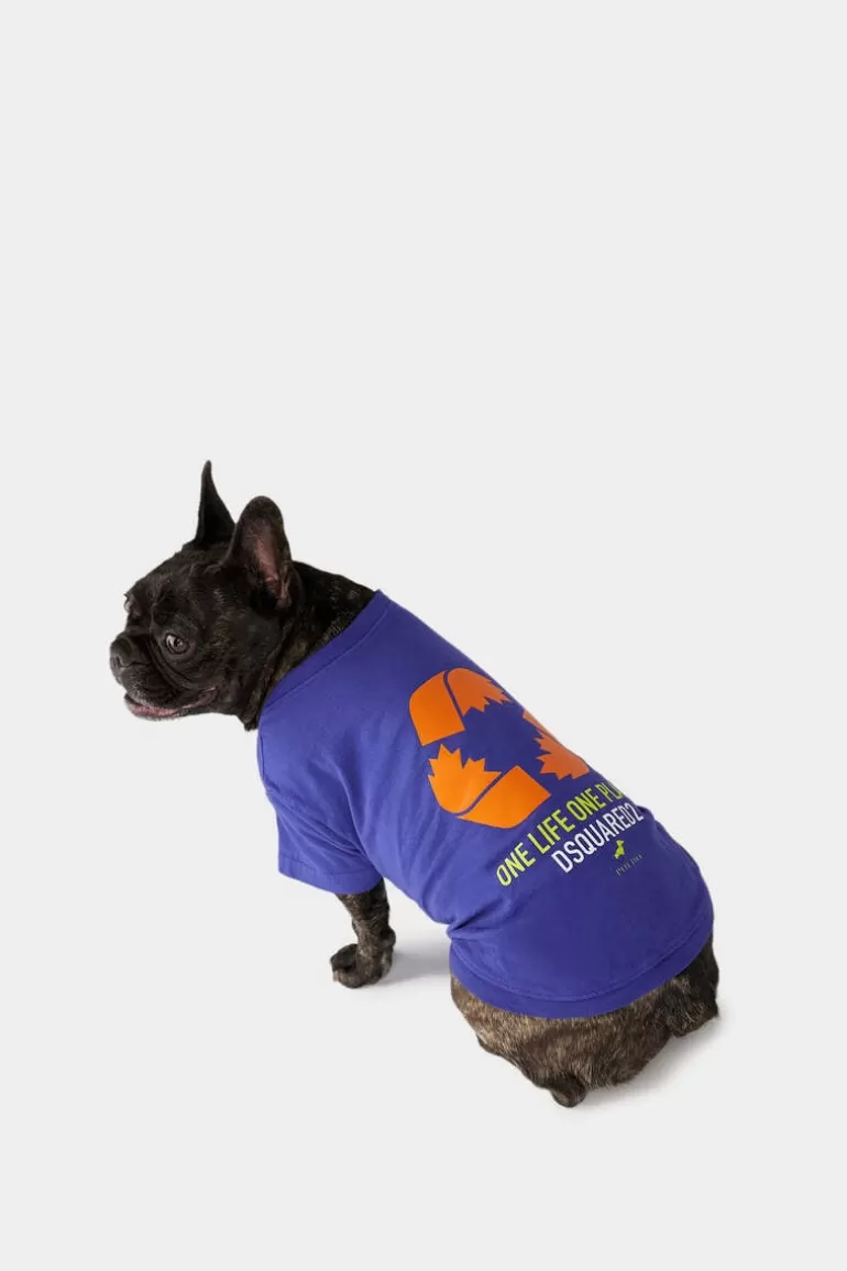 Femme Dsquared2 Pet Collection*One Life One Planet Dog T-Shirt