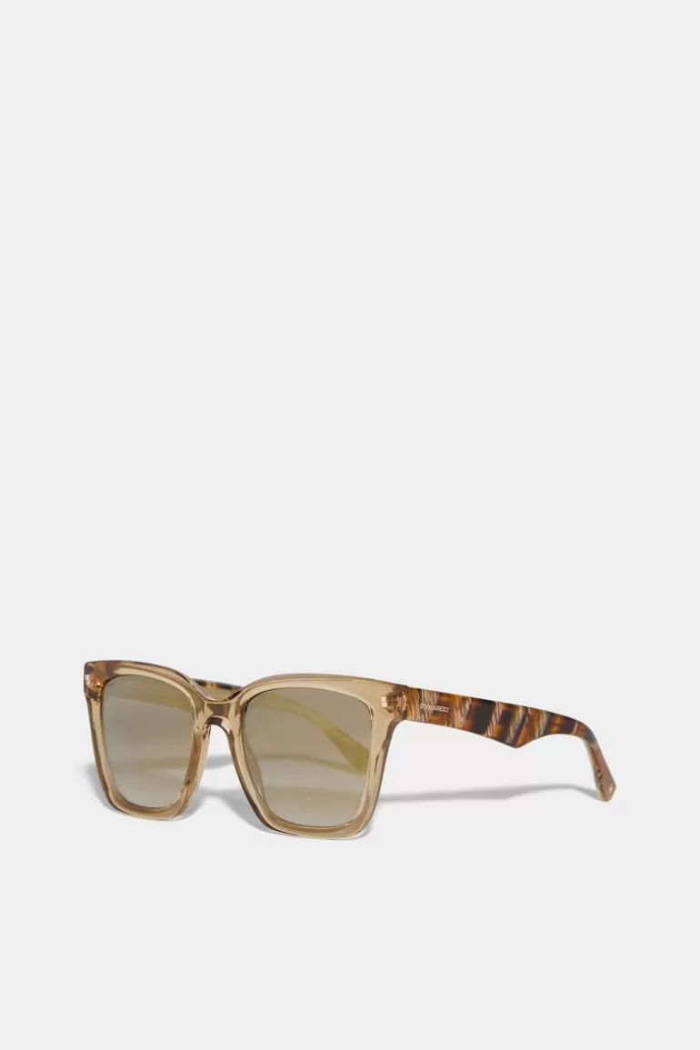 Femme Dsquared2 Lunettes*Refined Beige Sunglasses