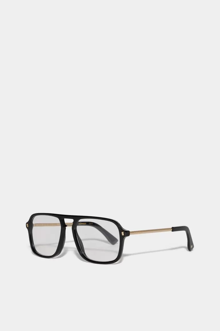 Femme Dsquared2 Lunettes*Refined Black Optical Glasses