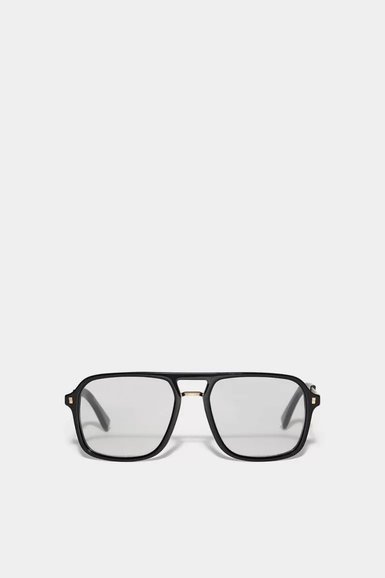 Femme Dsquared2 Lunettes*Refined Black Optical Glasses