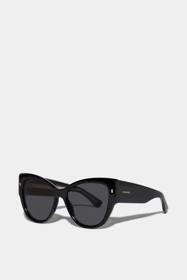 Femme Dsquared2 Lunettes*Refined Black Sunglasses