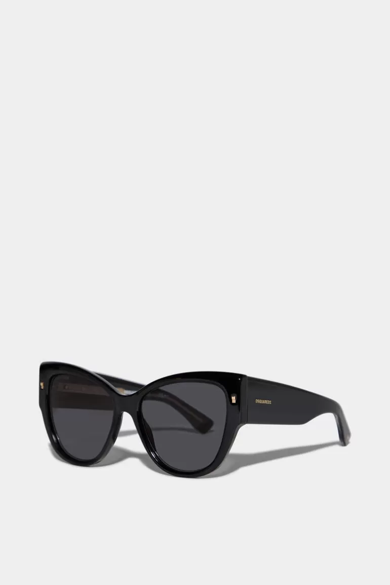 Homme Dsquared2 Lunettes*Refined Black Sunglasses