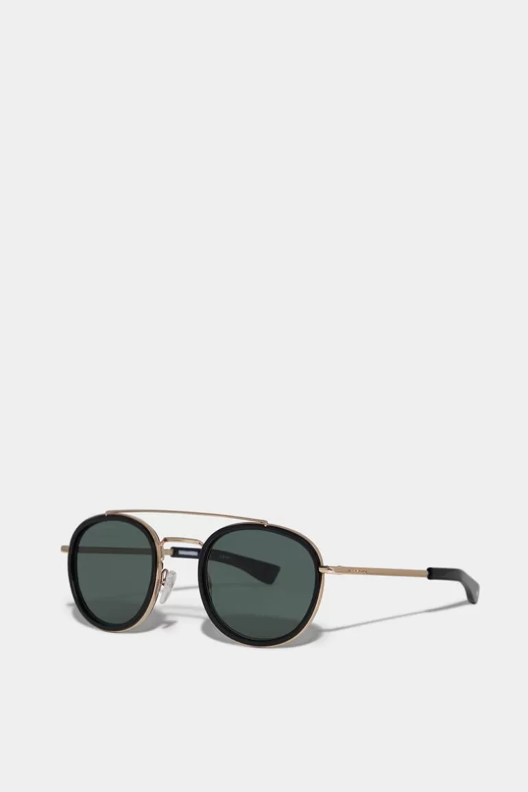 Homme Dsquared2 Lunettes*Refined Black Sunglasses