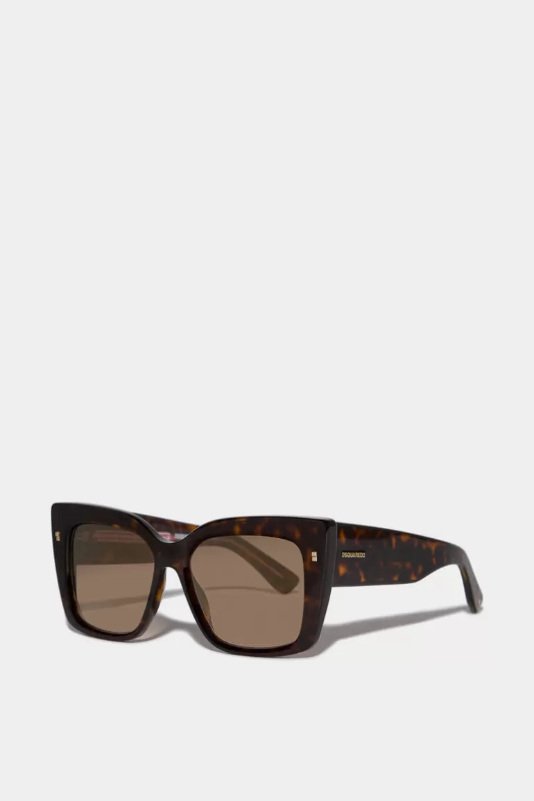 Homme Dsquared2 Lunettes*Refined Havana Sunglasses