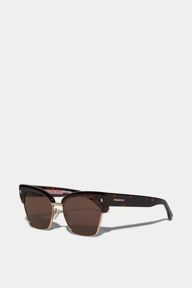 Homme Dsquared2 Lunettes*Refined Havana Sunglasses