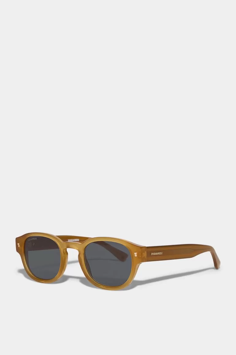 Homme Dsquared2 Lunettes*Refined Honey Sunglasses