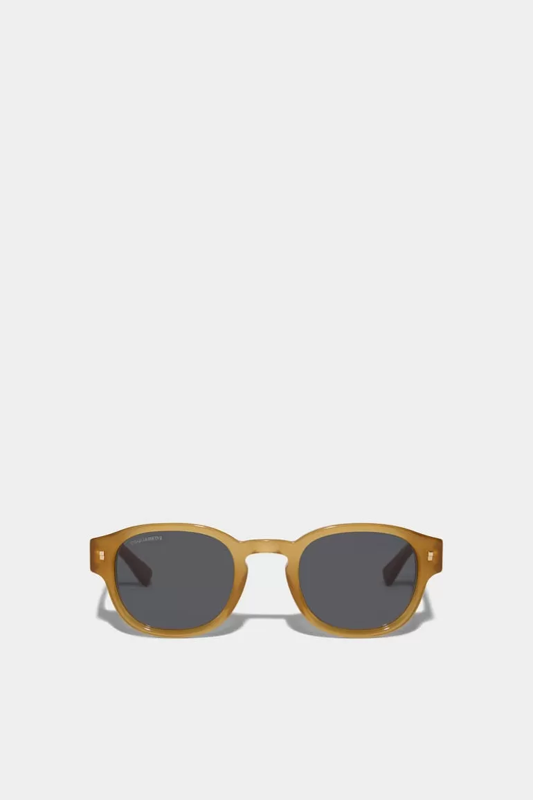 Homme Dsquared2 Lunettes*Refined Honey Sunglasses