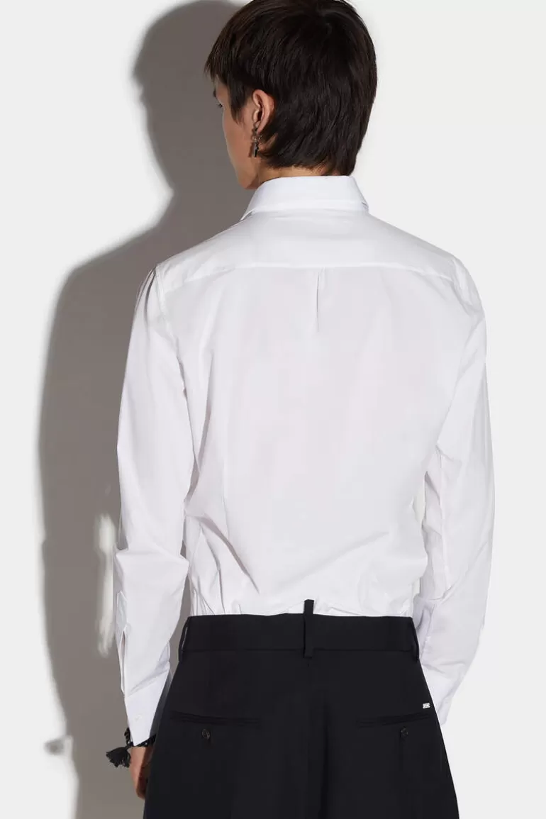 Homme Dsquared2 Chemises*Slim Fit Tux Shirt