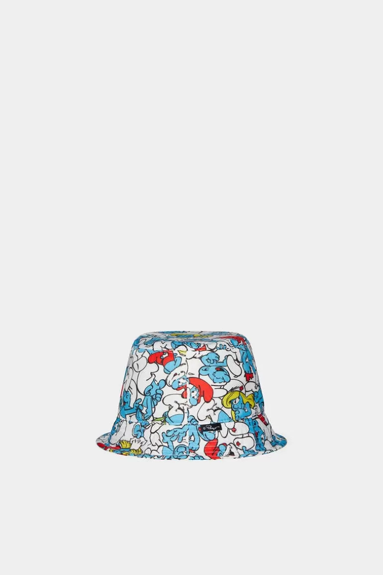 Femme Dsquared2 Chapeaux*Smurfs Bucket