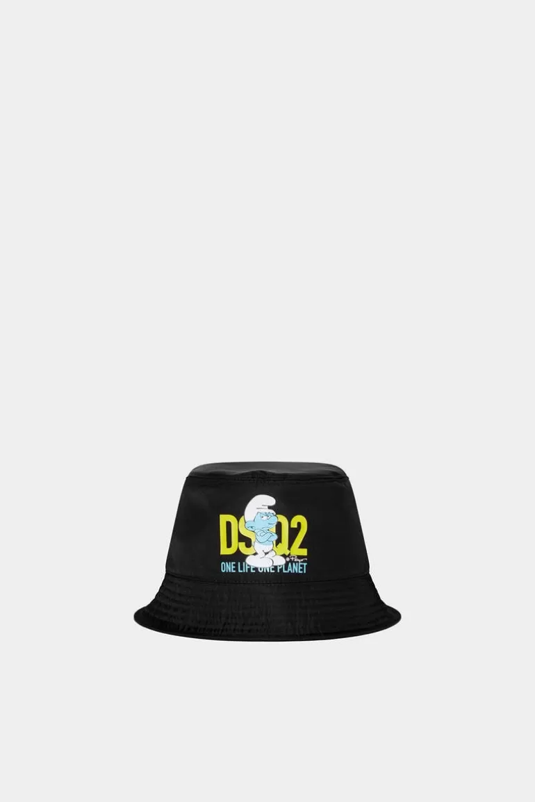 Homme Dsquared2 Chapeaux*Smurfs Bucket