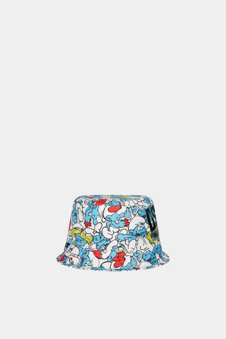 Femme Dsquared2 Chapeaux*Smurfs Bucket