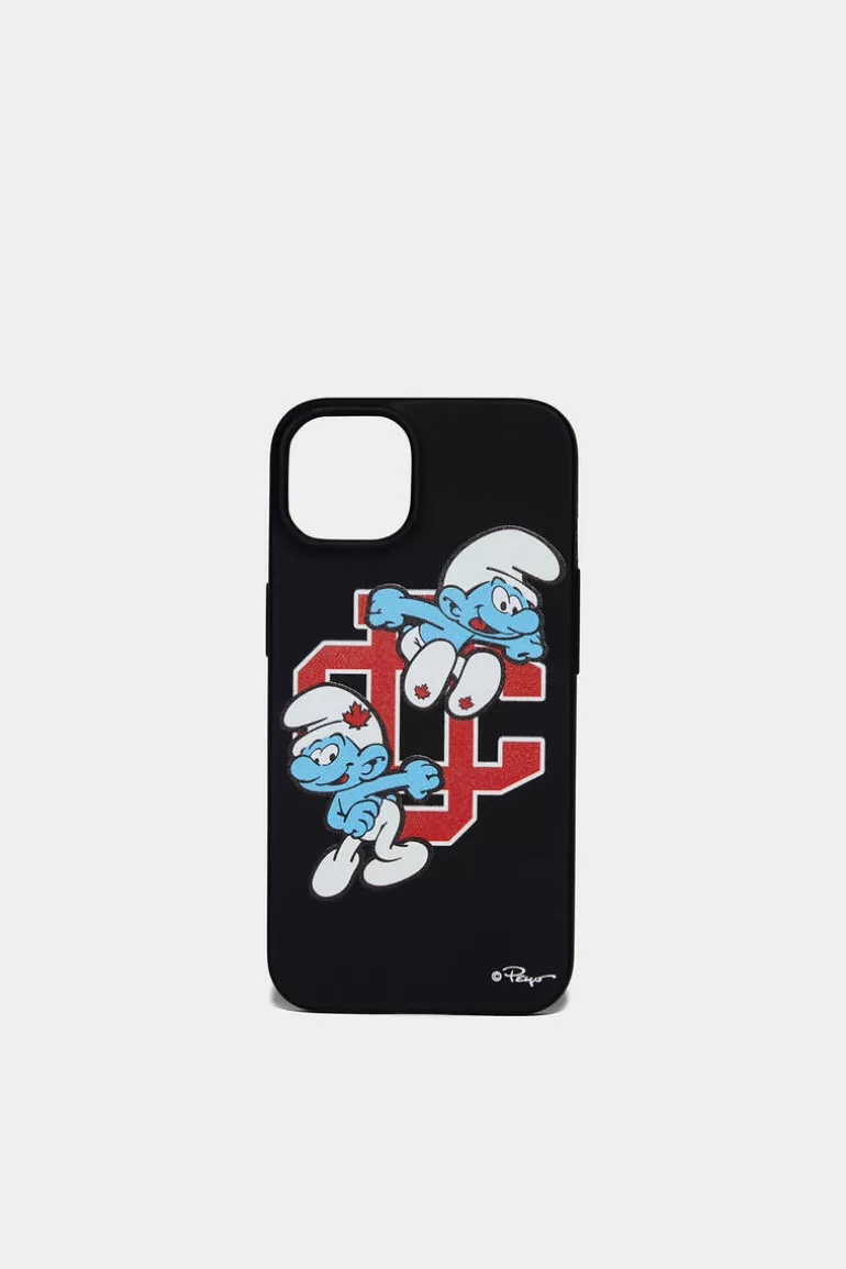 Homme Dsquared2 Hi Tech*Smurfs Iphone Cover