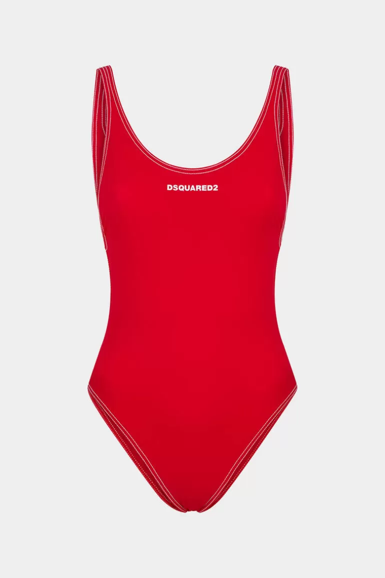 Femme Dsquared2 Mode Plage*Sporty Basic One-Piece