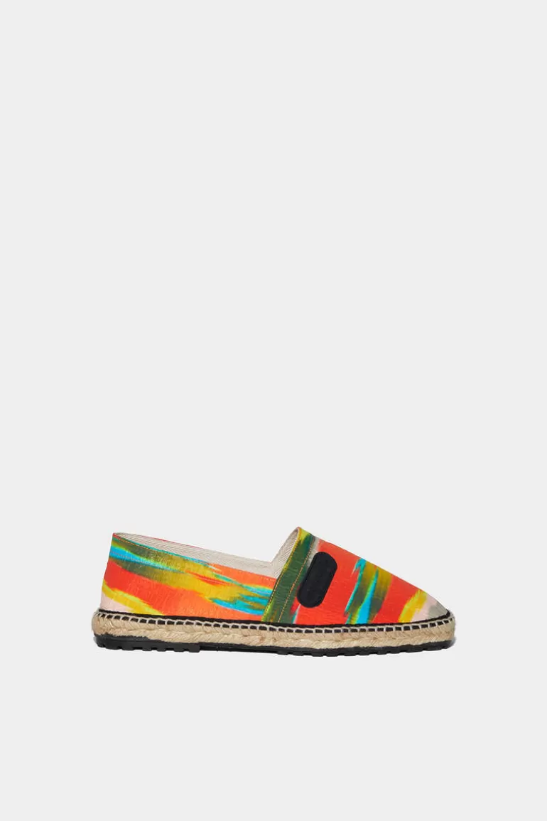 Homme Dsquared2 Chaussons*Sun Waves Camo Espadrilles