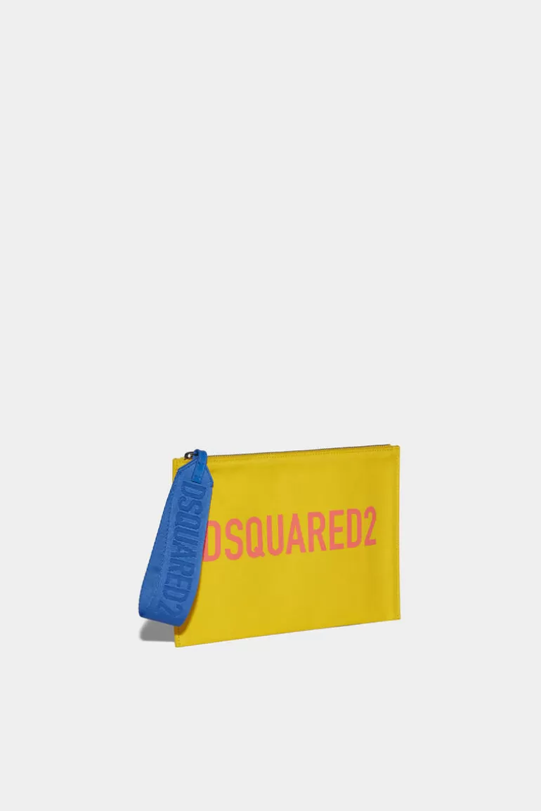 Femme Dsquared2 Petits Accessoires En Cuir*Technicolor Pouch