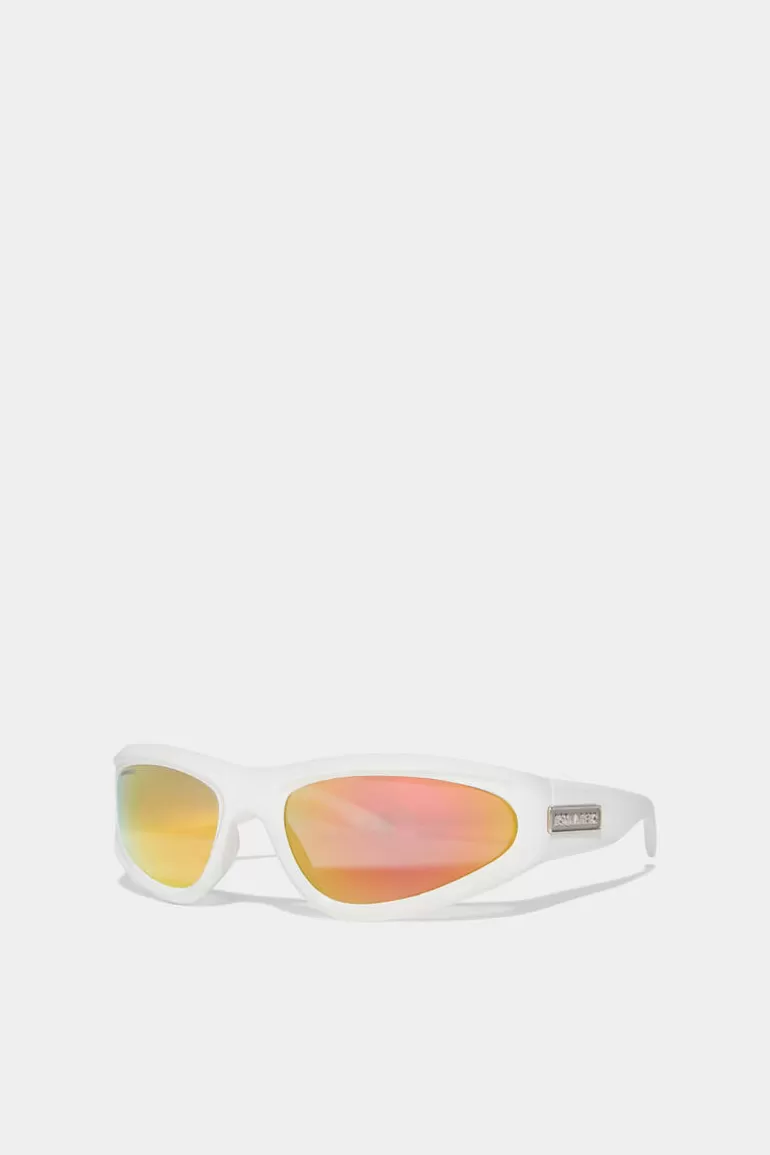 Homme Dsquared2 Lunettes*White Hype Sunglasses